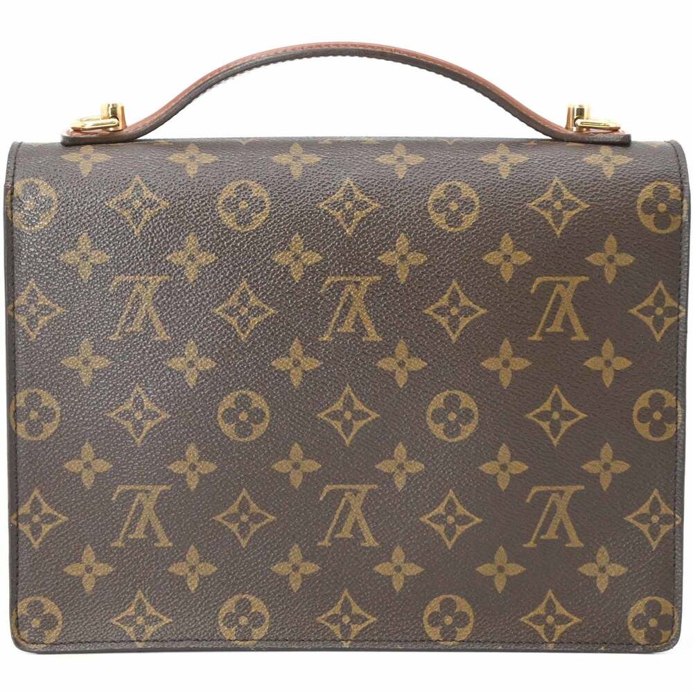 LOUIS VUITTON Brown Monogram Canvas Shoulder Bag - Picture 2 of 16